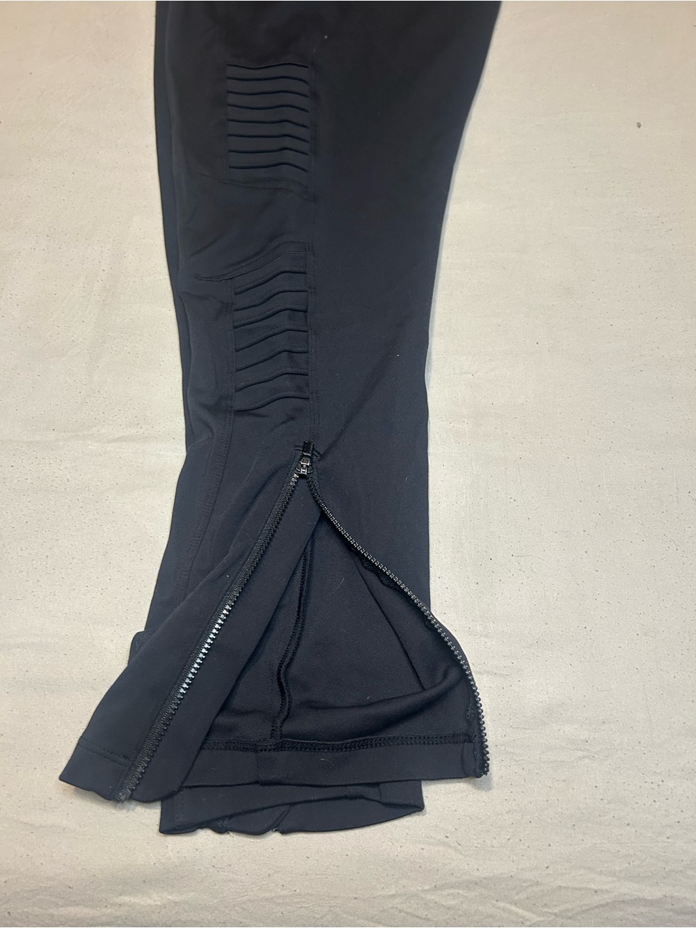 Athleta Black Ribbed-Side High-Waist Leggings - Picture 10 of 11
